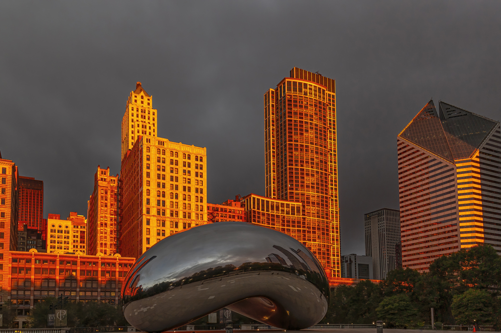 The Bean at Sunrise