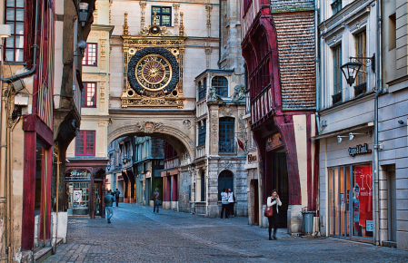Street in Rouen  France