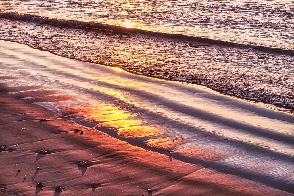 Sunset on the beach