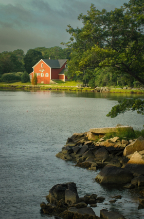 The Red House On Gulf River