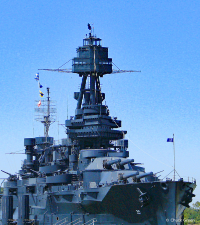 BB-35 Battleship Texas served in WW1 and WW2.