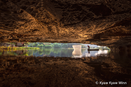Fishing Under the Cave 