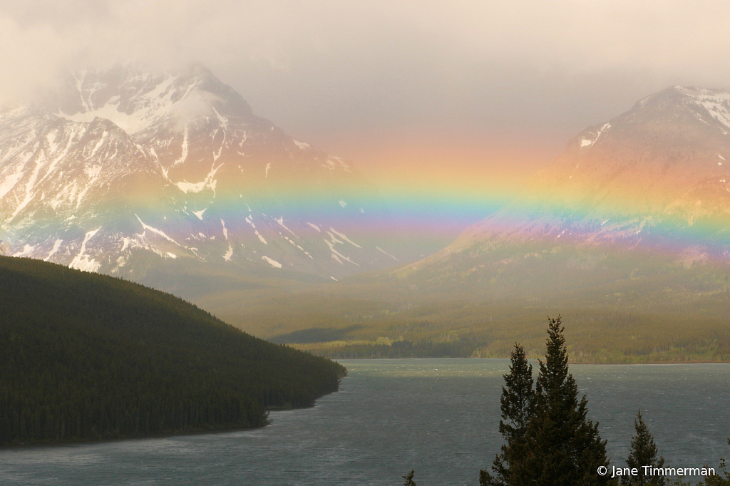 Rain Bow Over Two Medicine