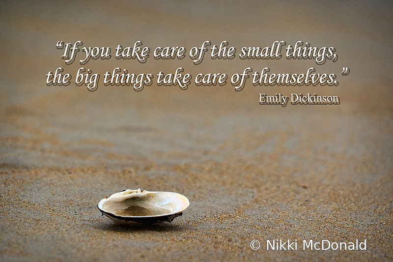 Take Care of the Small Things