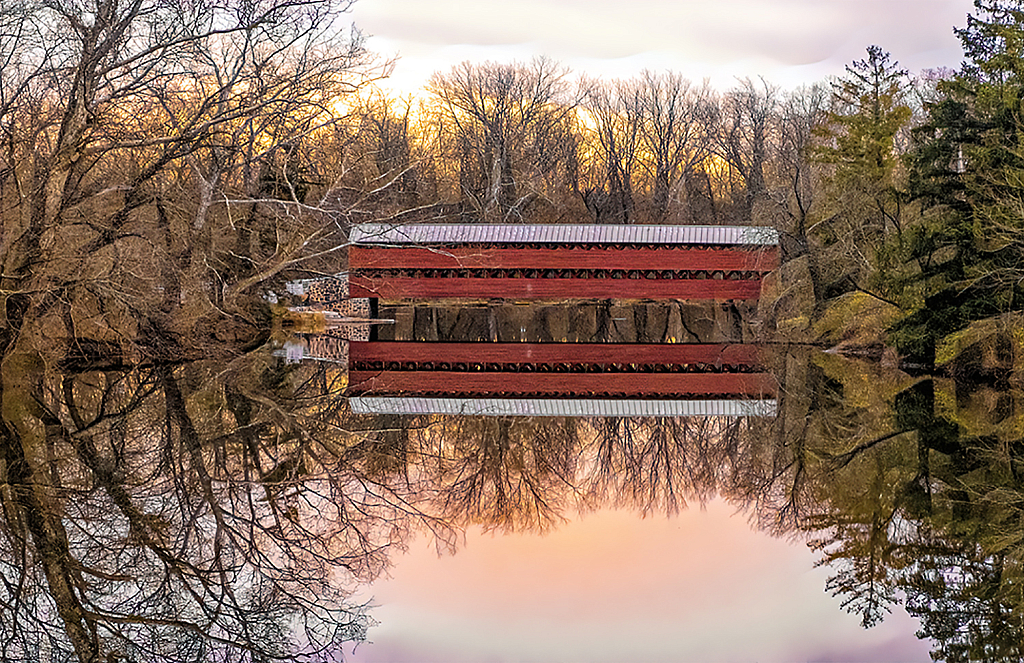 Sachs Covered Bridge, Gettysburg PA - ID: 16008207 © Martin L. Heavner