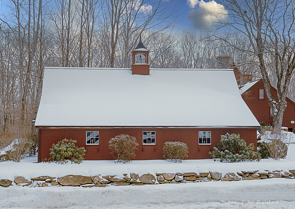 Winter scene in Connecticut