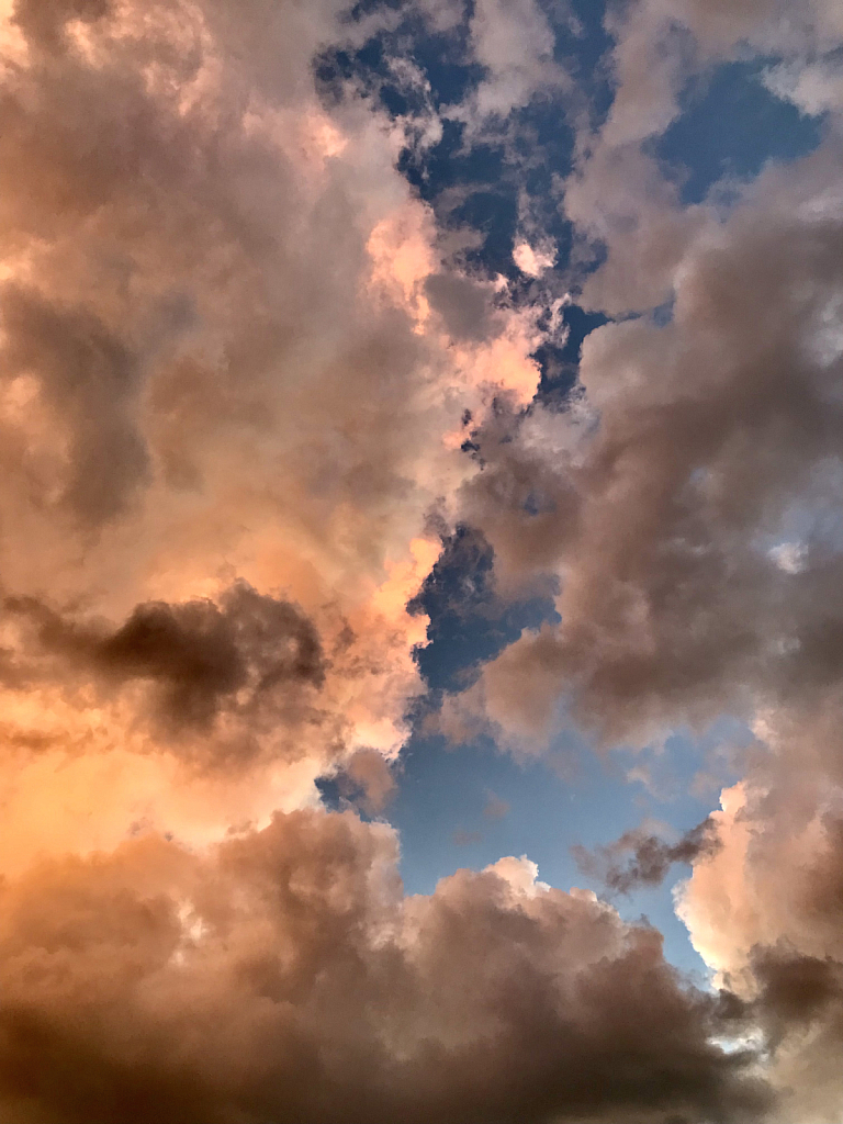 Gorgeous sunset thunderhead  - ID: 16011461 © Elizabeth A. Marker