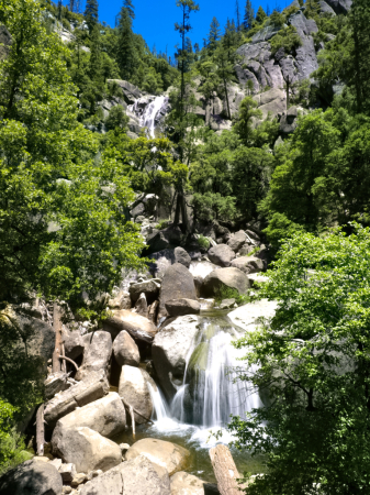 Roadside waterfall - Yosemite