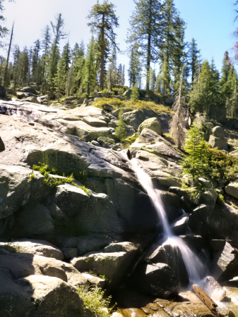 Roadside waterfall - Yosemite