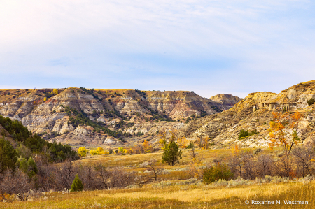 Fall in the badlands
