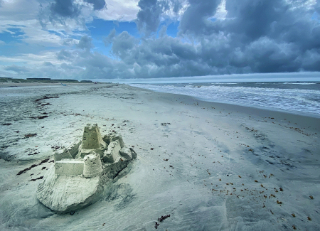 Abandoned Beach Castle - Atlantic Beach Coast