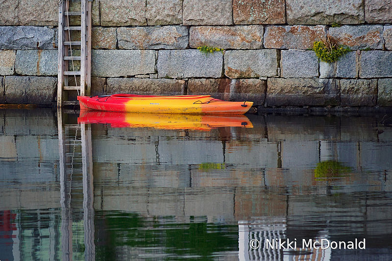 Just a Kayak and a Ladder