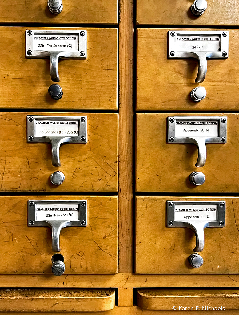 the card catalog - ID: 16013653 © Karen E. Michaels