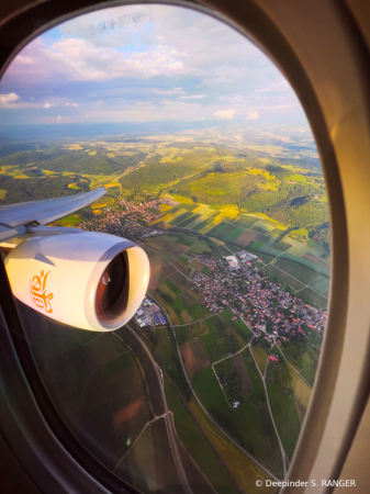 Landing shortly in Zurich