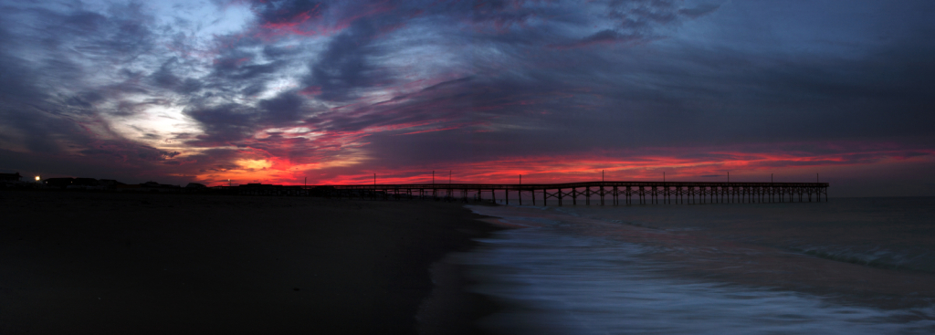 Red Tinged Pier