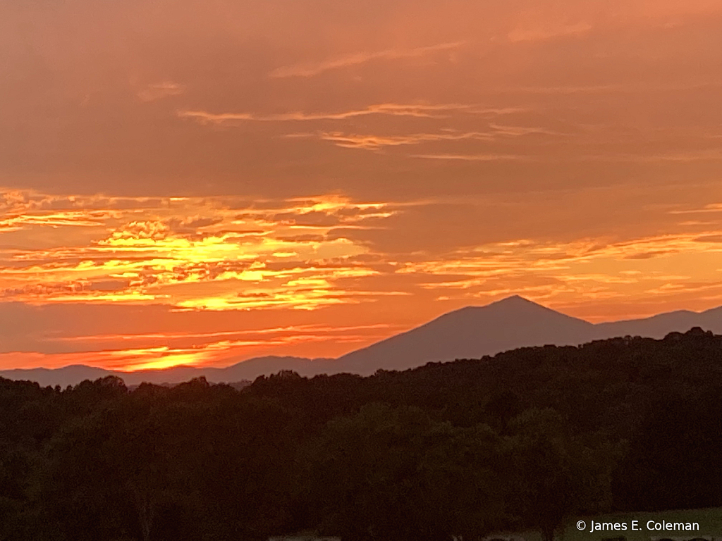 Pretty Typical Sunset at our House