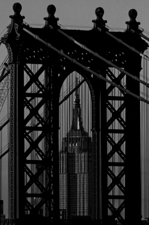 Manhattan Bridge and Empire State Building