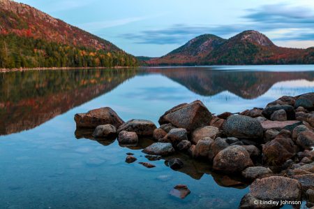 The Bubbles at Jordan Pond in Acadia