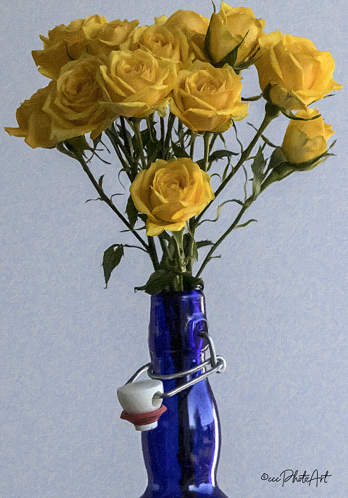 Soda Bottle Euro Roses