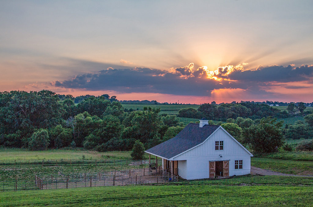 Sunset at the Farm