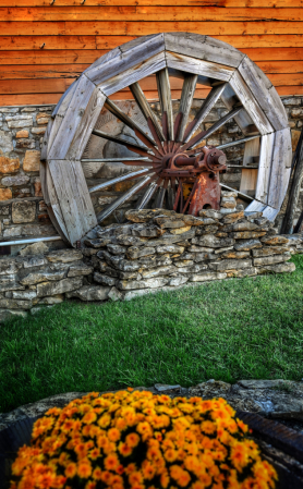 ~ ~ AN OLD WATER WHEEL ~ ~ 
