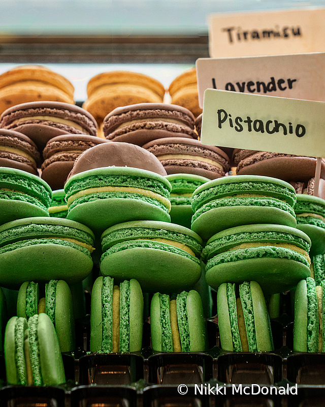 Macarons - Pistachio, Lavender, Tiramisu