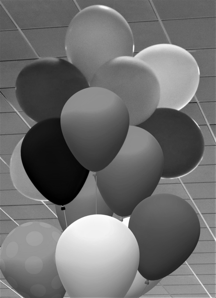B/W Balloons - ID: 16020679 © Theresa Marie Jones