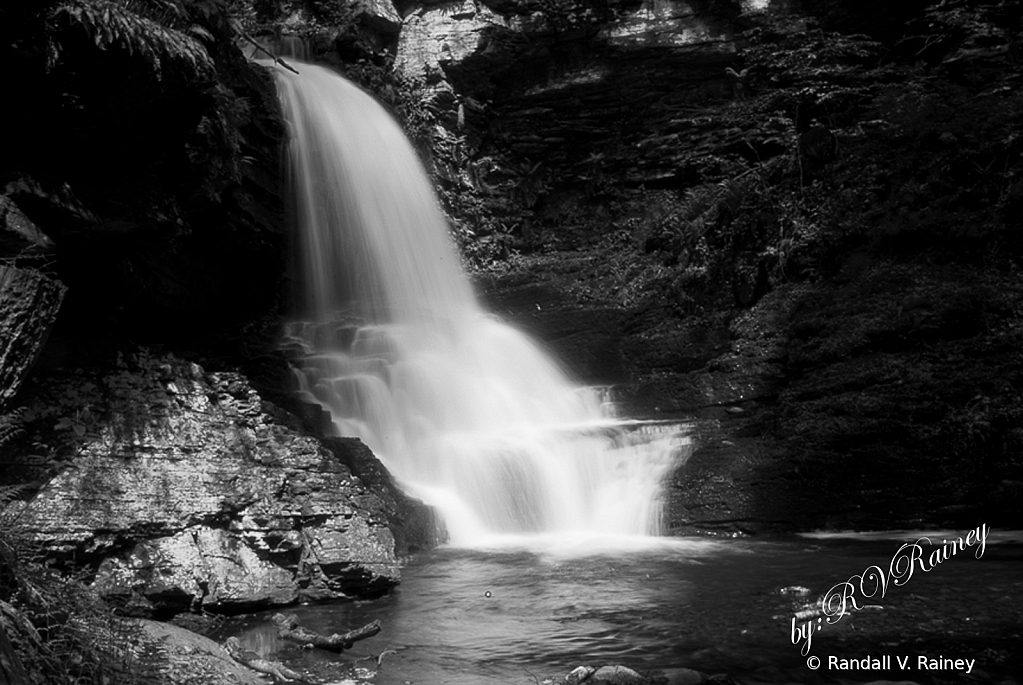 Bushkills Falls in Poconos Pa