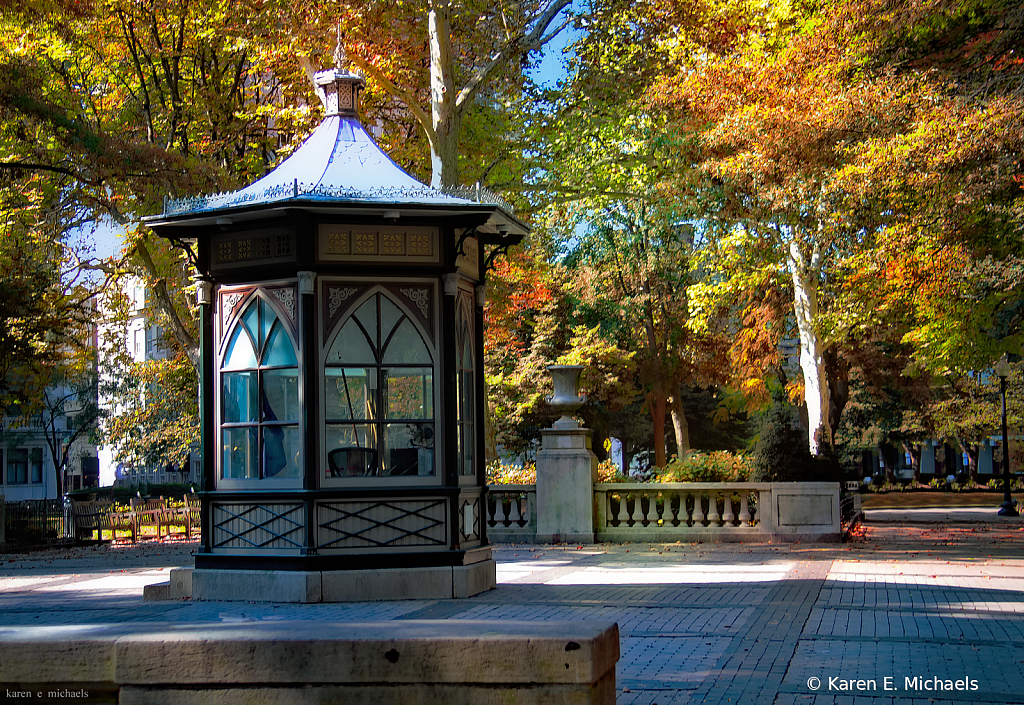pagoda in autumn - ID: 16022201 © Karen E. Michaels