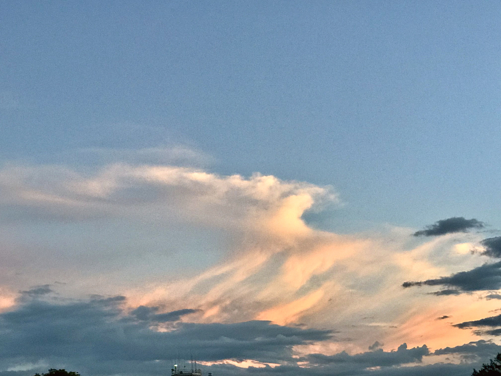 Rainbow clouds