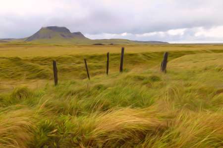 Iceland Landscape Painting
