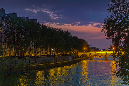 Seine Just After Sunset 