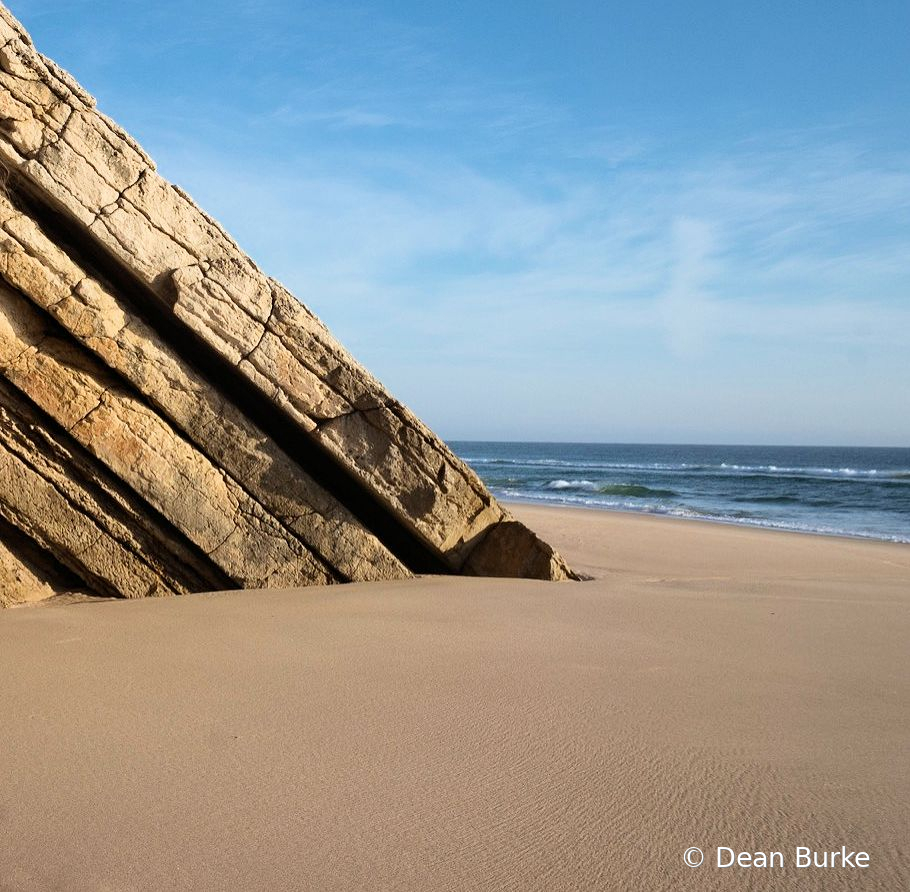 Strange Rocks by the Sea Shore