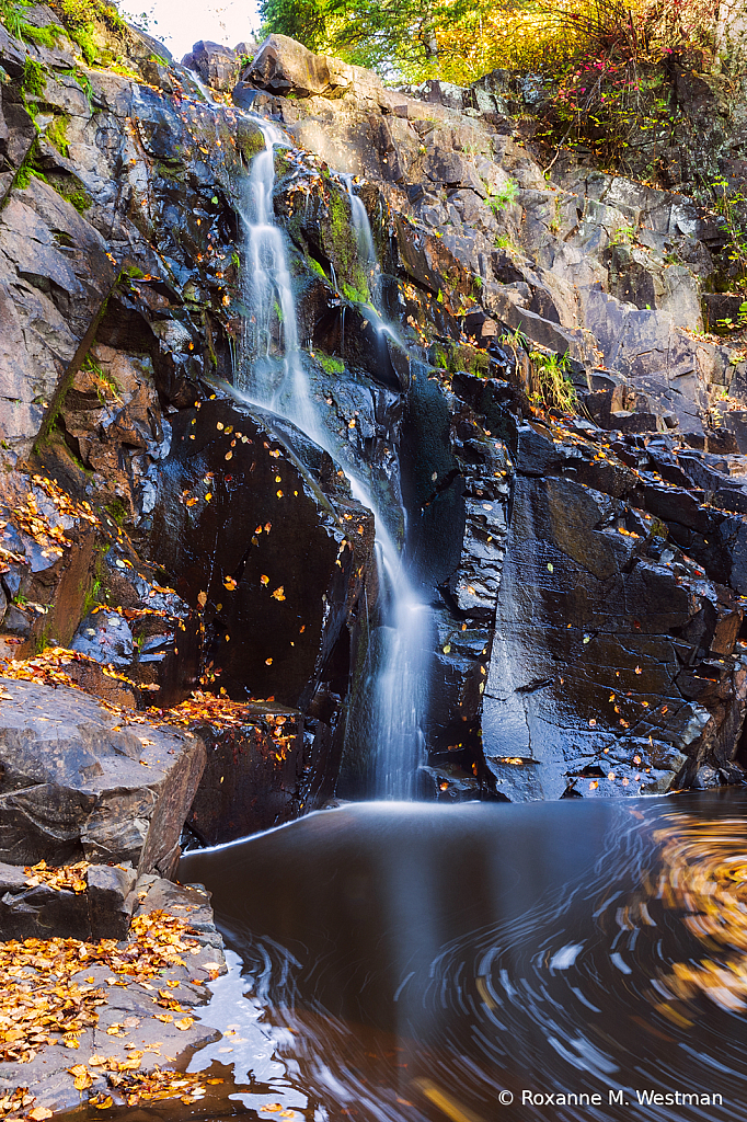 North Shore waterfall on Split Rock River