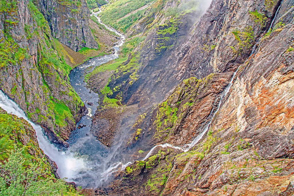 Falling waters. Norway.