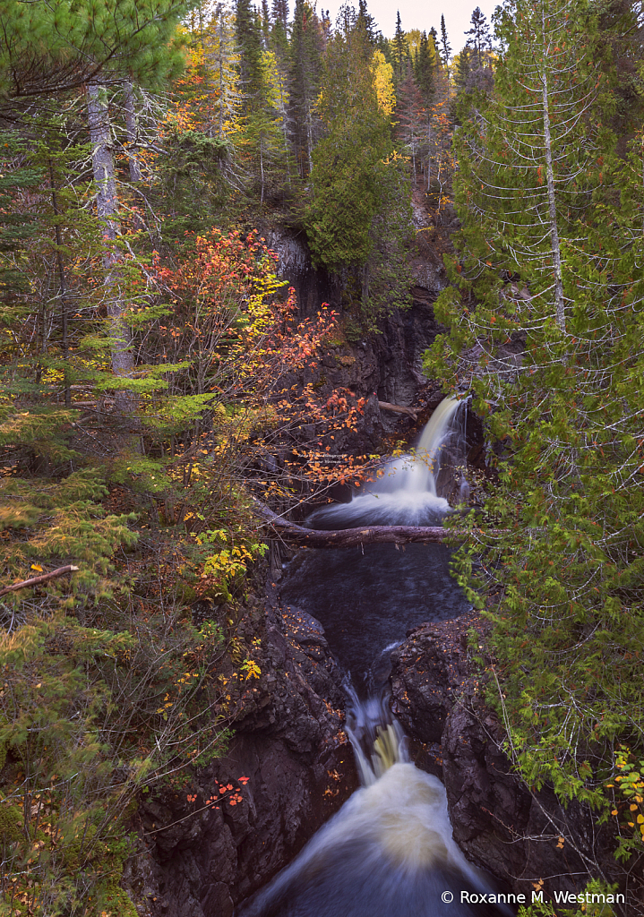 Cascade River state park waterfalls - ID: 16028245 © Roxanne M. Westman