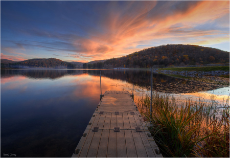 Sunset at Red House Lake