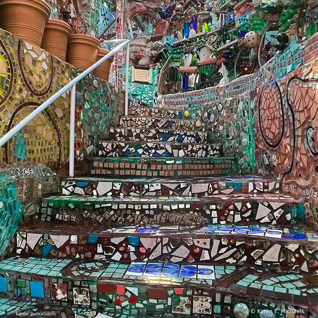 mosaic stairs - ID: 16031110 © Karen E. Michaels