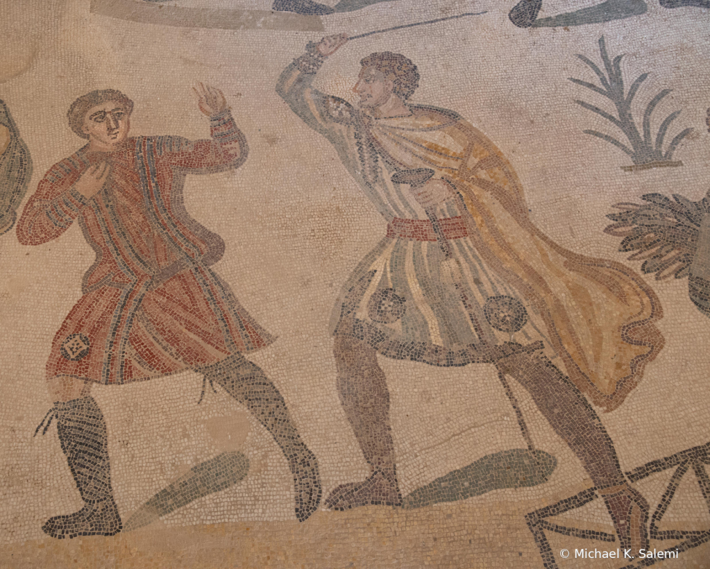 Mosaic at Villa Romana del Casale - ID: 16031289 © Michael K. Salemi