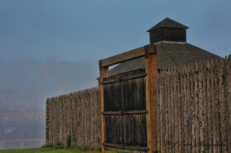 Fog at Old Fort Western