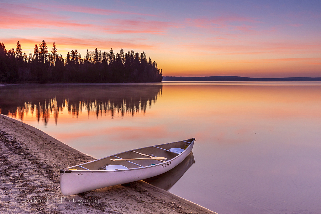 Kingsmere Lake Sunrise - ID: 16031749 © Jim D. Knelson