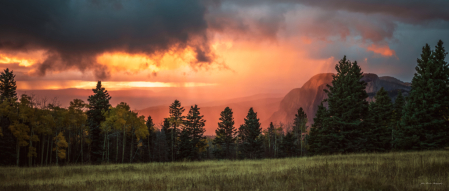 Beginning of Sunset at Brazo's Cliffs