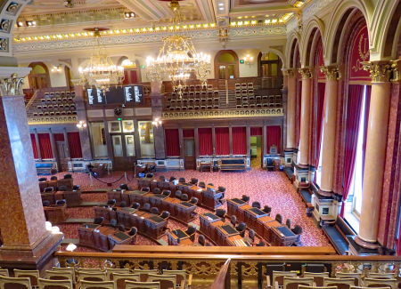 View Of Iowa Senate Room
