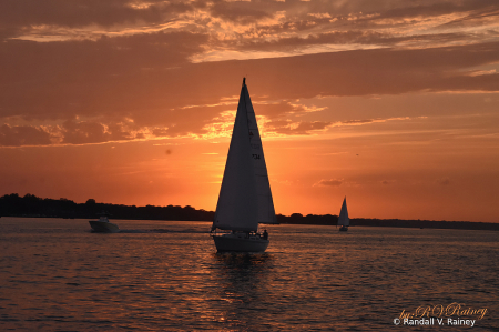Sunset Sailing . . .