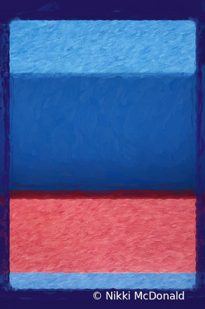 Rothko in Blue and Red