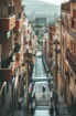 Down the street 