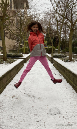 Jump For Joy It's Snowing!