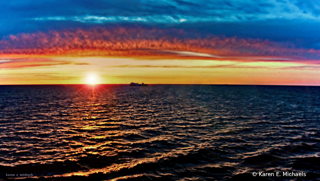 Baltic Sea Sunrise - ID: 15970255 © Karen E. Michaels