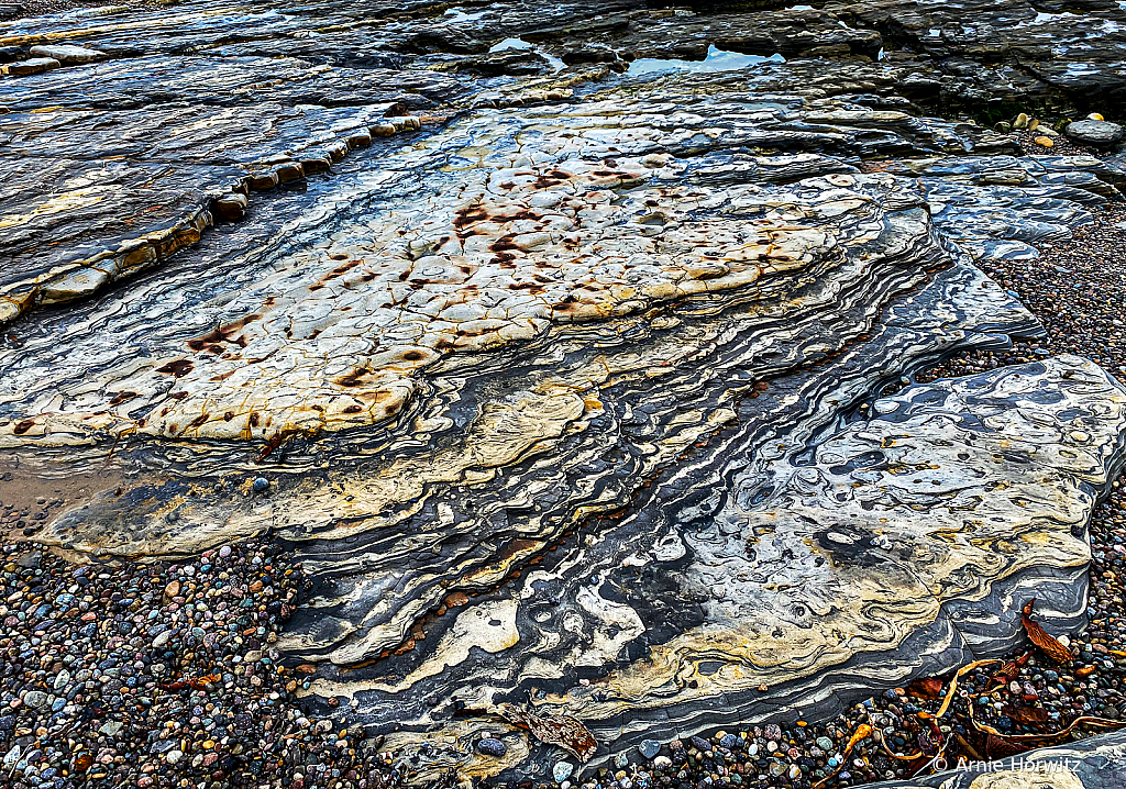 Rock Layers and Pebbles