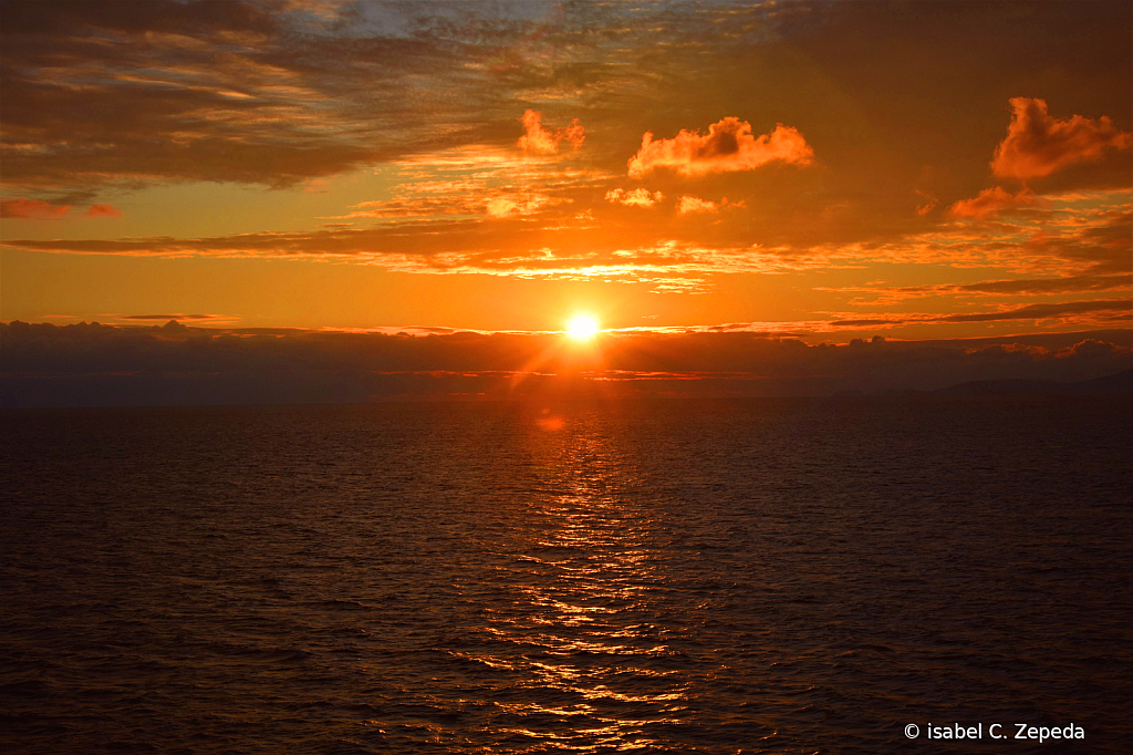 Sunset at Sea